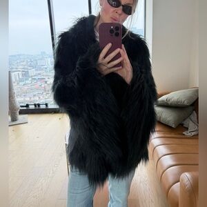 HOUSE OF FLUFF FAUX FUR COAT